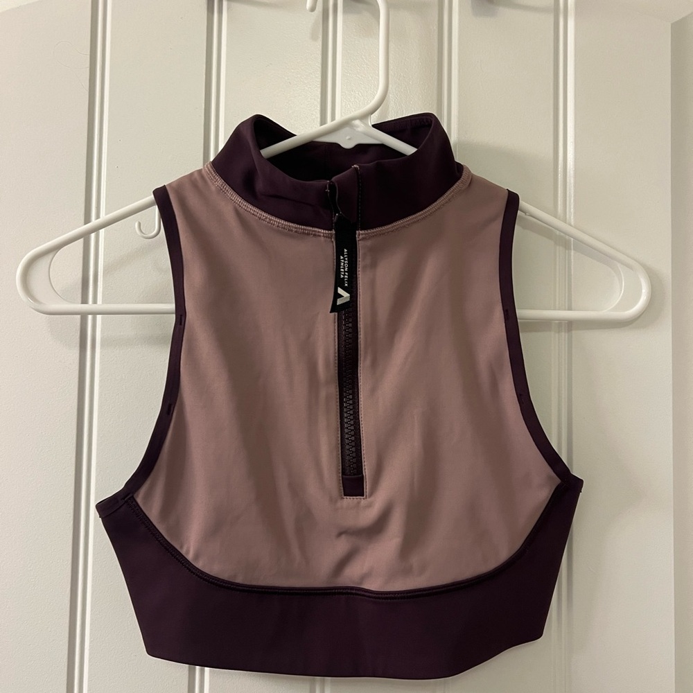 Athleta Alyson Felix Legend Zip Up Sports Bra